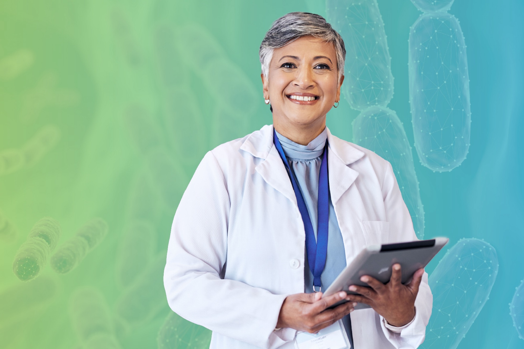 smiling man and woman