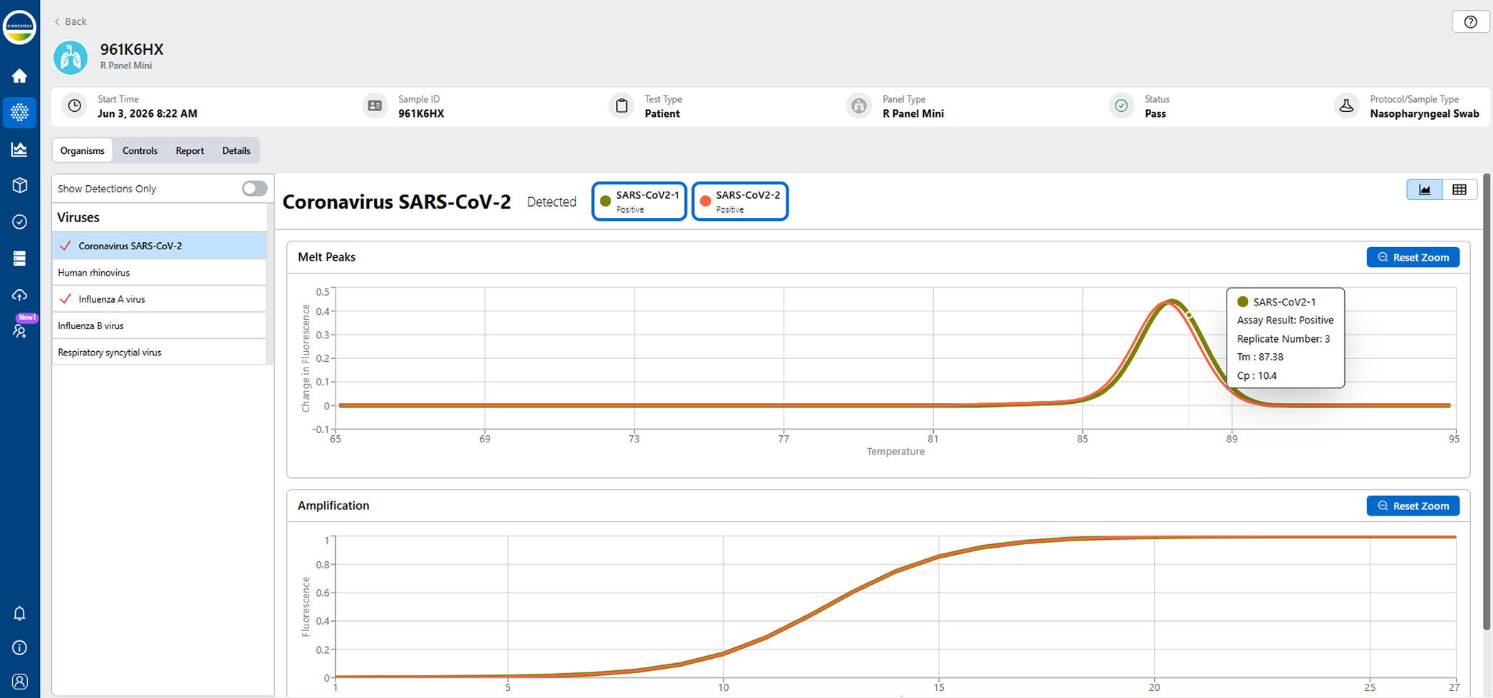 BIOFIRE FIREWORKS Test Workspace - Cp Values