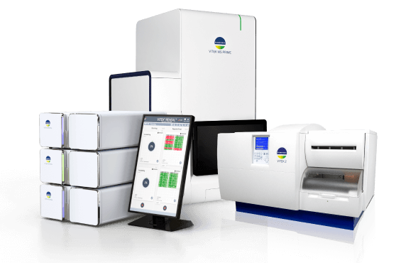 VITEK® REVEAL™, VITEK® MS PRIME and VITEK® 2 systems.